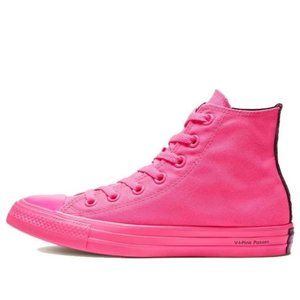 Limited edition O.P.I. Neon pink converse size 8